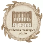 Falbanka maskująca do łóżeczka 140x70 Falbanka maskująca do łóżeczka 140x70