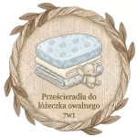 Prześcieradła do łóżeczka owalnego 7w1 Prześcieradła do łóżeczka owalnego 7w1
