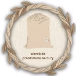 Worek do przedszkola żłobka z imieniem na buty Worek do przedszkola żłobka z imieniem na buty