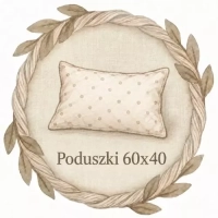 Poduszki płaskie 60x40