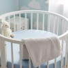 Kocyk Niemowlęcy 100x75 Minky Plush Dwustronny Szary