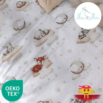 wzór leśna polana oeko tex