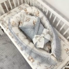 Zestaw pościeli niemowlęcej 4w1 Mu&Mu Misie Boho Beż kompozycja