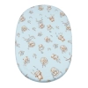 prześcieradło do gondoli 70x35 Misie Boho Blue