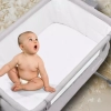 Prześcieradło 52x89 do łóżeczka typu Kinderkraft Neste Białe