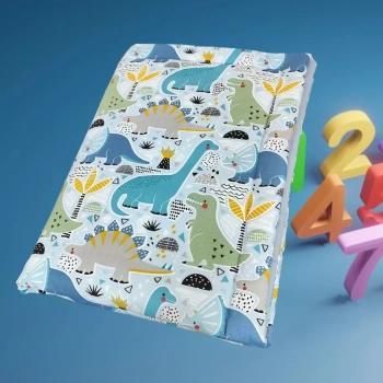 Pościel do przedszkola Dino niebieskie