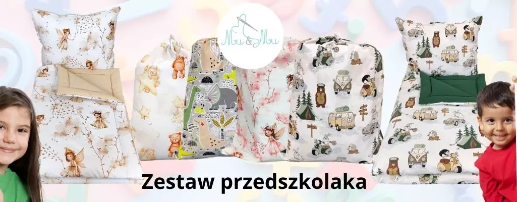 Kocyk i poduszka do przedszkola Imię